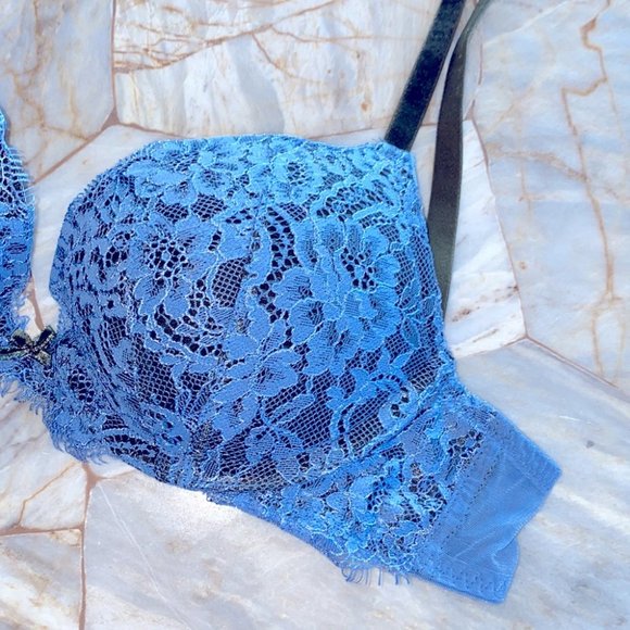 VS Dream Angels Push Up Bra Padded Lace 32A - Picture 3 of 8
